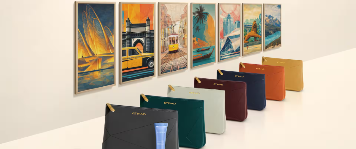 Etihad lança nécessaires colecionáveis com skincare coreana na Classe Executiva - Imagem do artigo