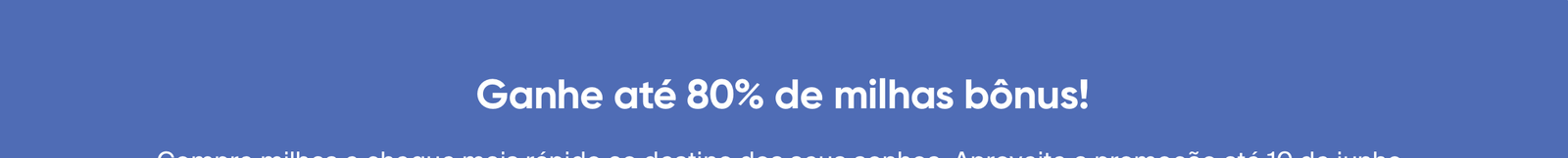 ConnectMiles concede até 80% de bônus na compra de milhas; oferta segue válida até junho de 2026 - Imagem do artigo original