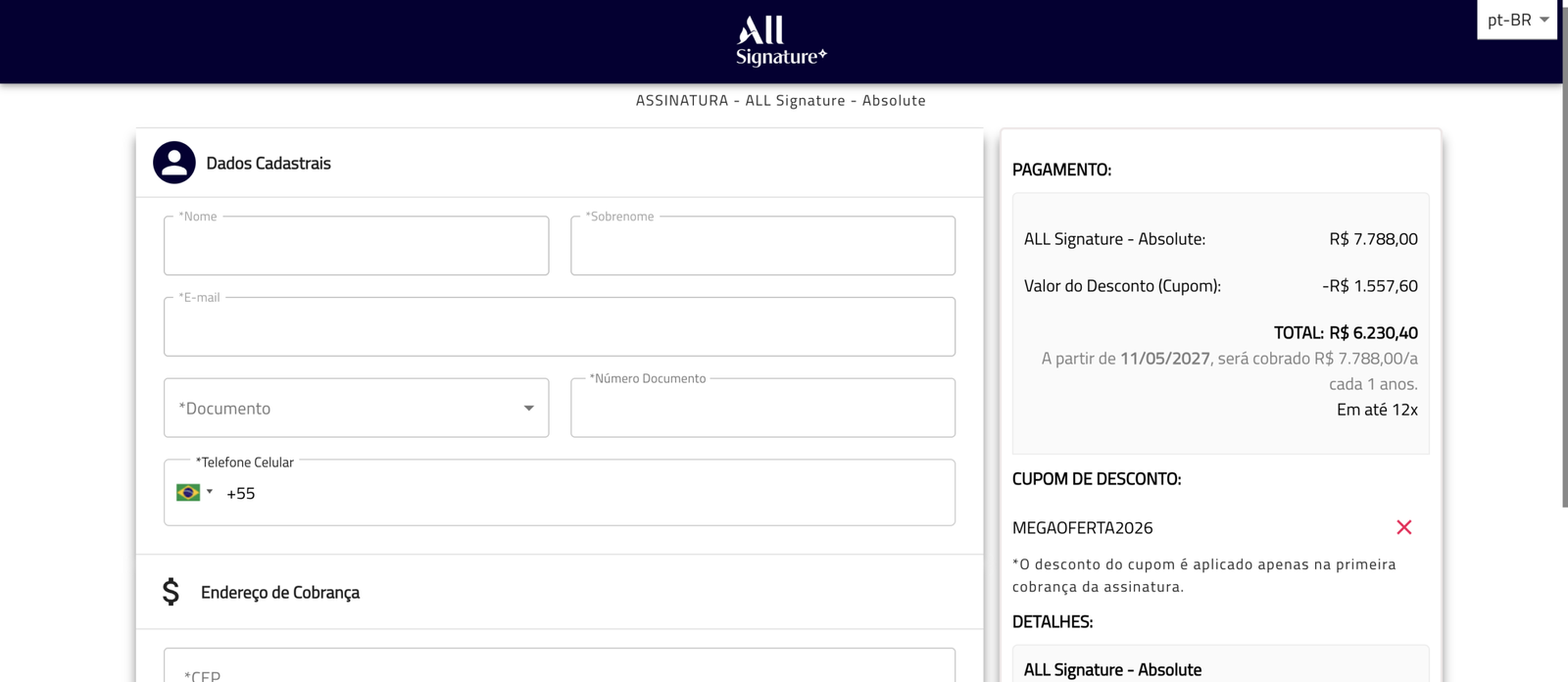 Cupom concede até 20% de desconto na assinatura do ALL Signature para novos e antigos clientes - Imagem do artigo original