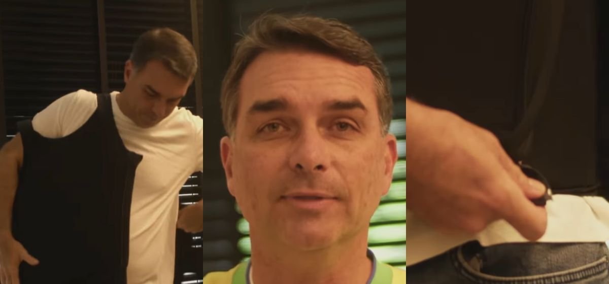 Flávio Bolsonaro justifica uso constante de colete à prova de balas e relembra atentado de 2018 - Imagem do artigo original