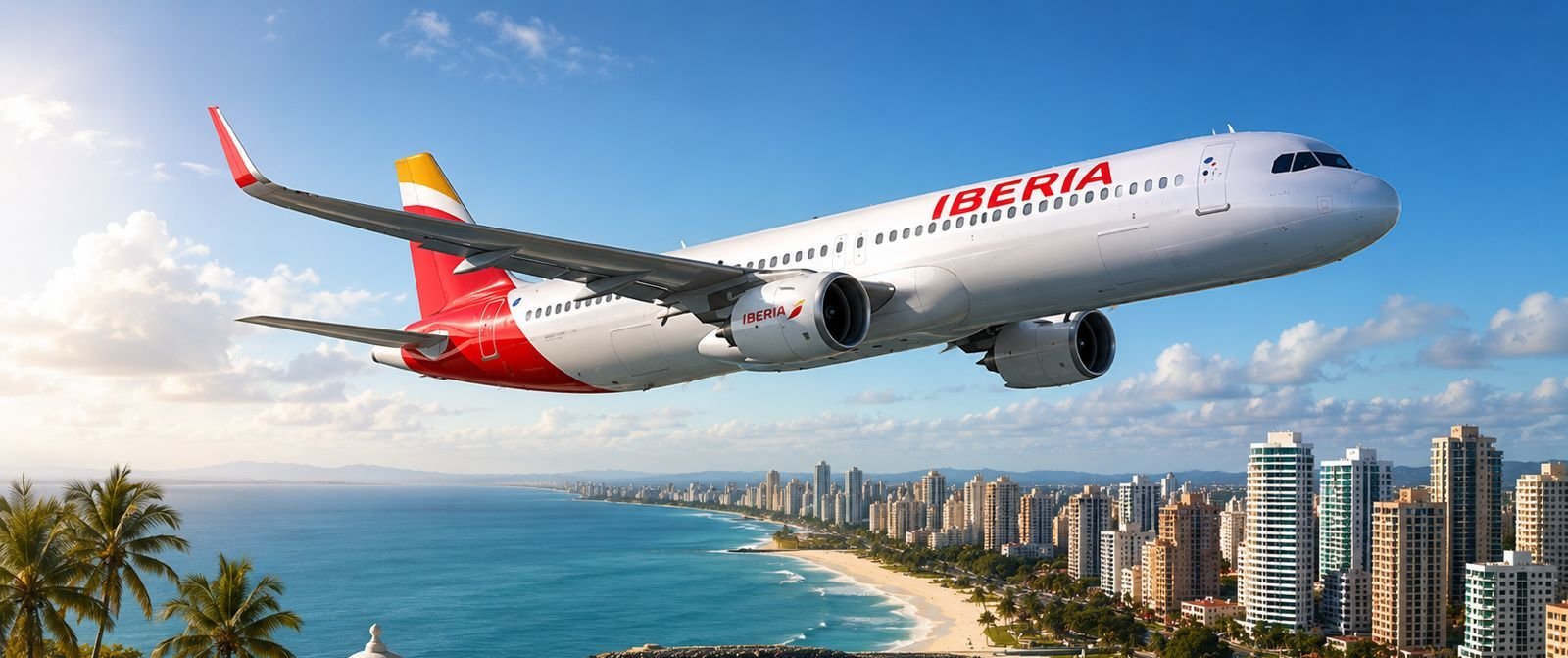 Iberia reforça voos entre Madri, Fortaleza e Recife durante o verão europeu de 2026 - Imagem do artigo