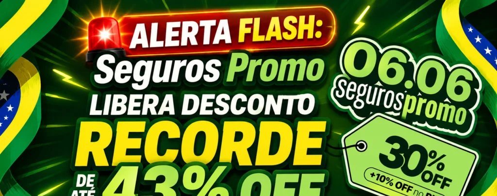 Seguros Promo anuncia desconto cumulativo de até 43% em seguro viagem válido somente em 06 de junho - Imagem do artigo