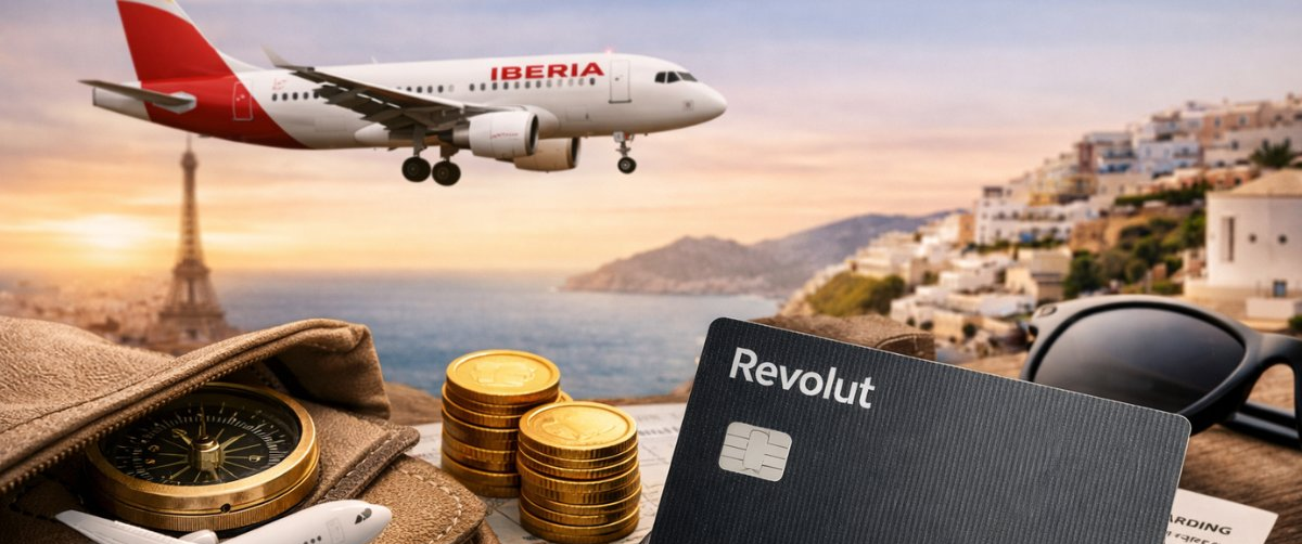 Revolut concede 5.000 pontos a novos usuários e lista rotas aéreas de baixo custo em parceria com Iberia - Imagem do artigo