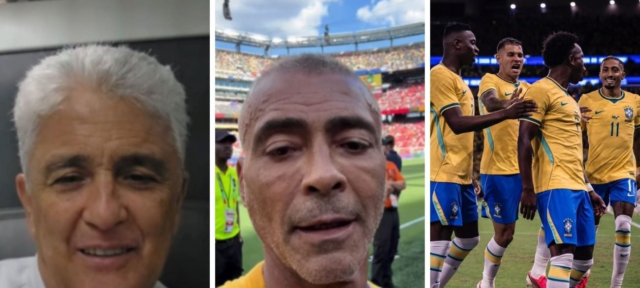 Romário e Bebeto pedem apoio à Seleção Brasileira e explicam vantagem do novo formato da Copa do Mundo 2026 - Imagem do artigo original