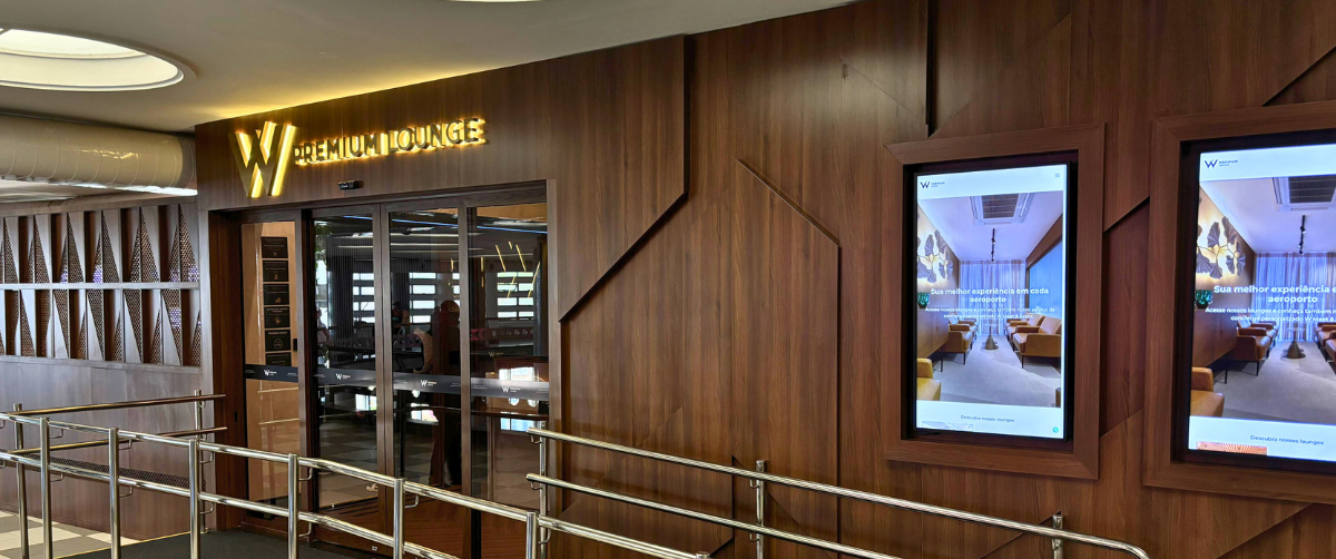W Premium Lounge inicia operação oficial em Congonhas com 185 m² e acesso por programas de cartões - Imagem do artigo
