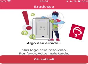 Bradesco caiu? Aplicativos apresentam instabilidade em dia de pagamento