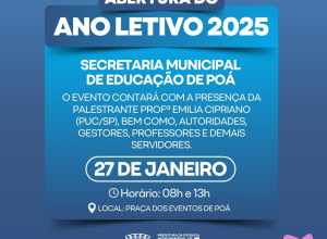 Educação promove hoje encontro com profissionais da rede municipal para abertura do ano letivo