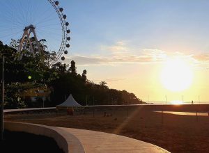 por do sol em balneario camboriu